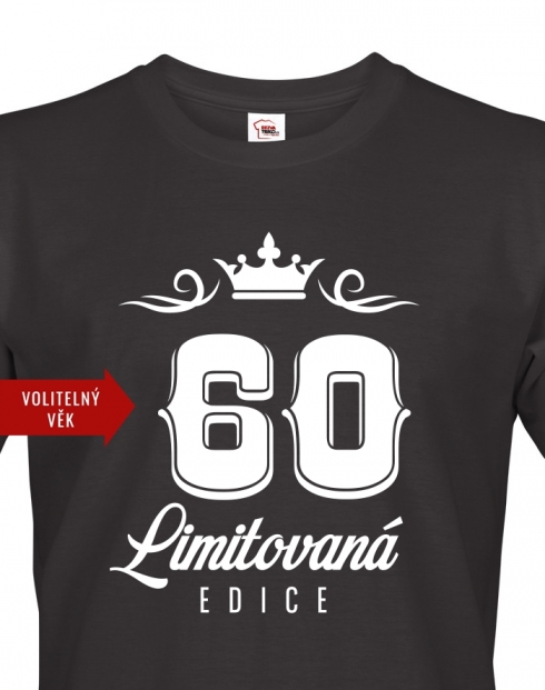 Pánské tričko k 60. narozeninám Limitovaná edice