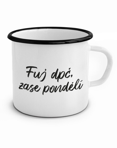 Vtipný plecháček Fuj dpč, zase pondělí