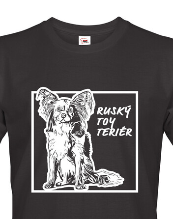 Pánské tričko Ruský toy teriér 2