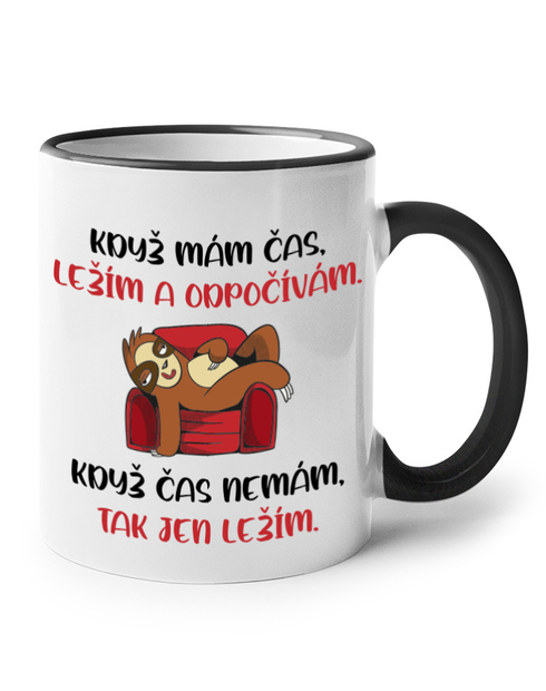 Keramický hrneček Když mám čas