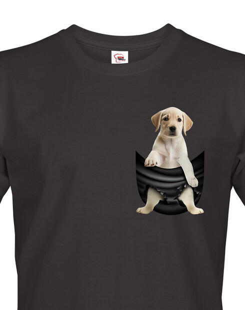 Pánské tričko Labrador v kapsičce