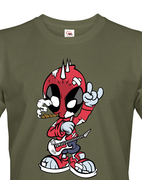 Pánské tričko Rockový Deadpool