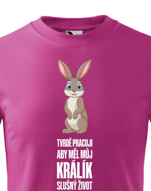 Dětské tričko Králík