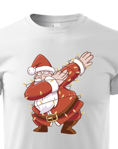 Dětské tričko Santa a světélka