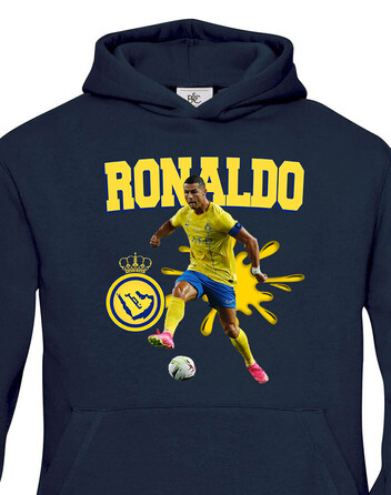 Dětská mikina s kapucí Cristiano Ronaldo – Al Nassr