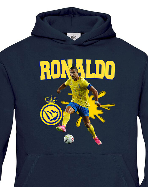 Dětská mikina s kapucí Cristiano Ronaldo – Al Nassr