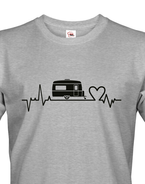 Pánské tričko Ekg karavan