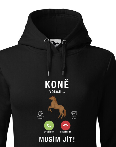 Dámská mikina Koně volají...