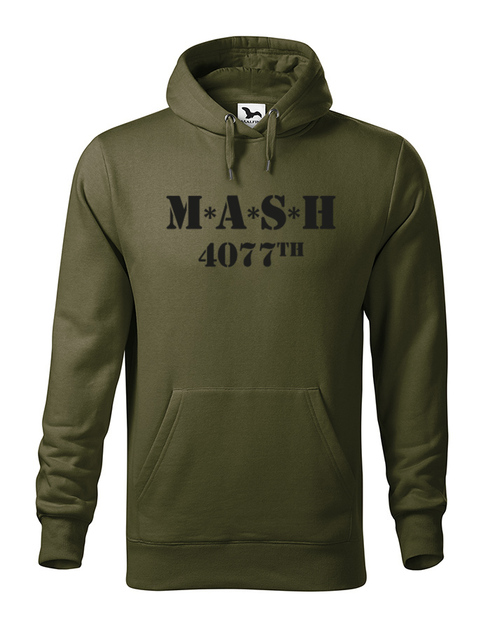 Pánska mikina s potiskem MASH 4077
