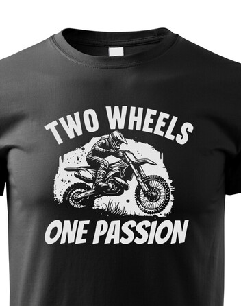 Dětské tričko Two wheels one passion