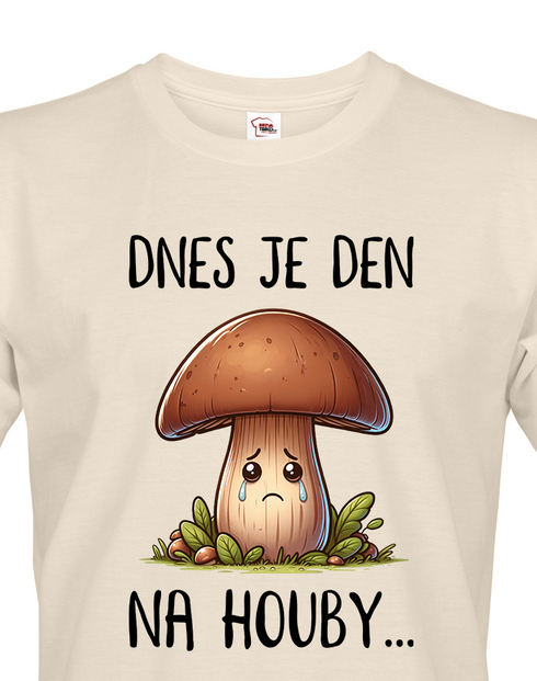 Tričko s potiskem Den na houby