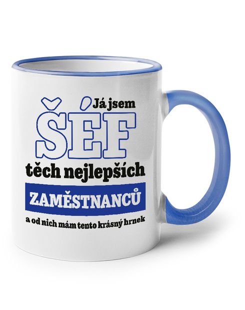 Vtipný keramický hrnek Já jsem šef