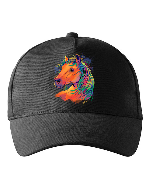 Unisex kšiltovka Barevný kůň
