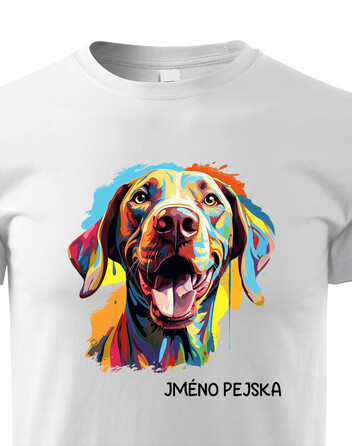 Dětské tričko Výmarský ohař