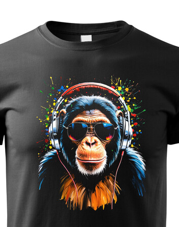 Dětské triko DJ monkey