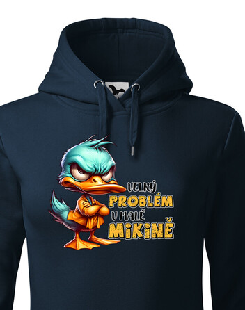 Dámská mikina Velký problém v malé mikině