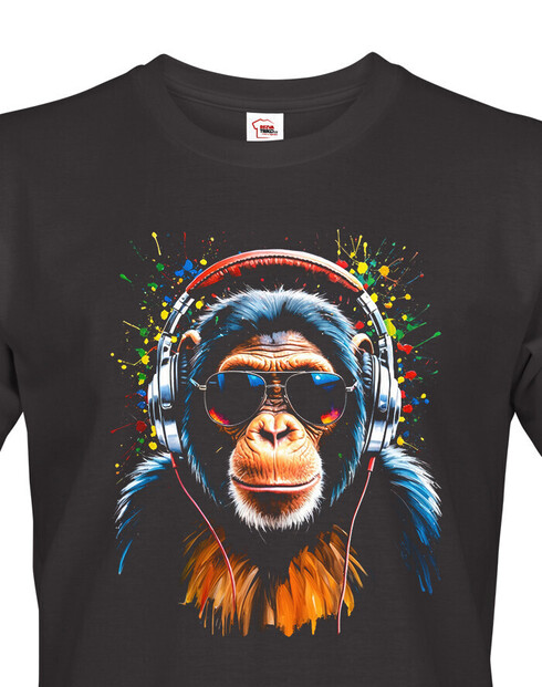 Pánské triko DJ monkey