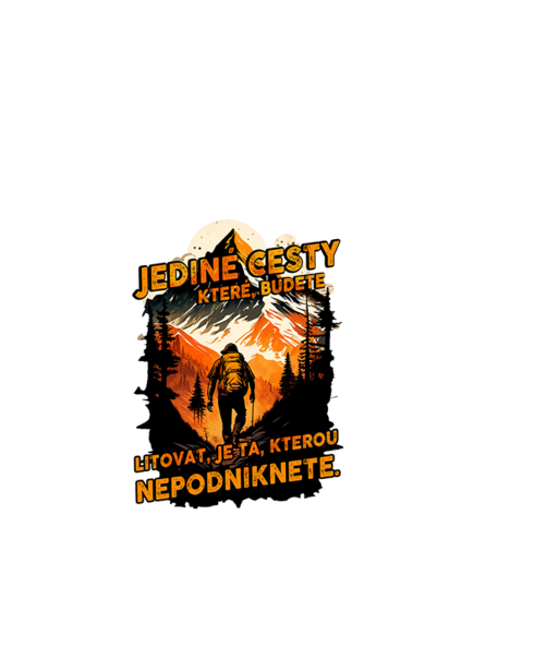 Plechový hrneček Jediné cesty, které budete litovat