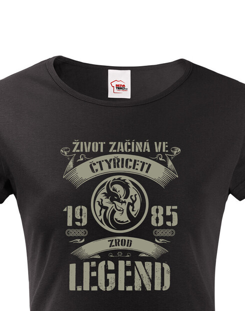 Dámské tričko Zrod legend