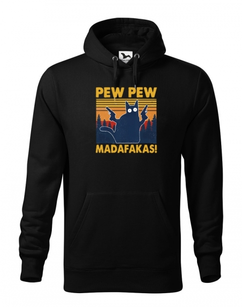 Pánská mikina - Pew Pew madafakas!