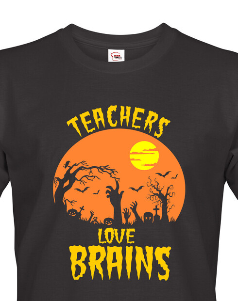Pánské tričko Teachers Love Brains