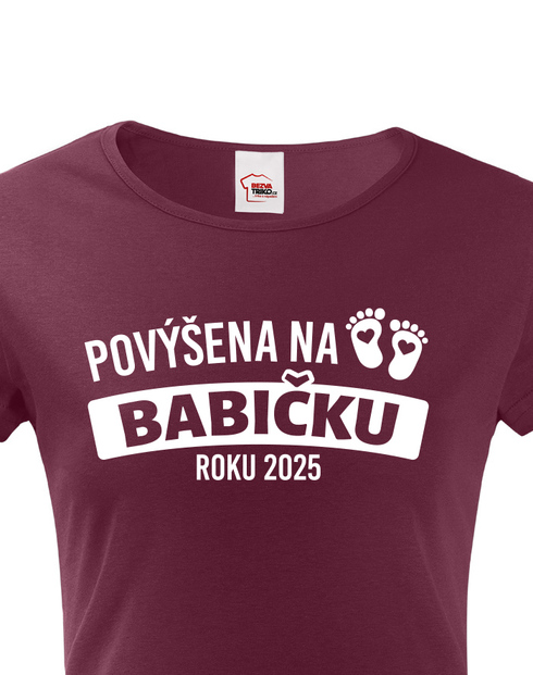 Dámské tričko Pro budoucí babičku