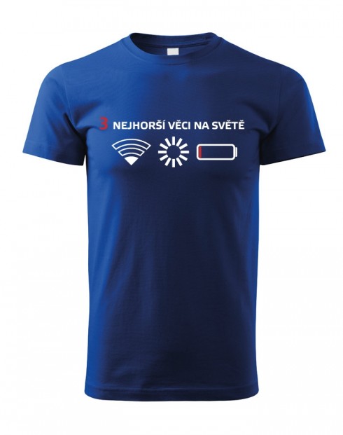 Dětské tričko 3 nejhorší věci na světě