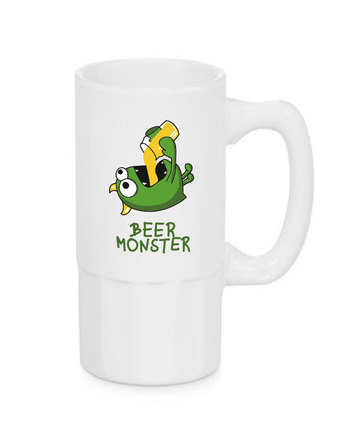 Úzký pivní půllitr – Beer Monster