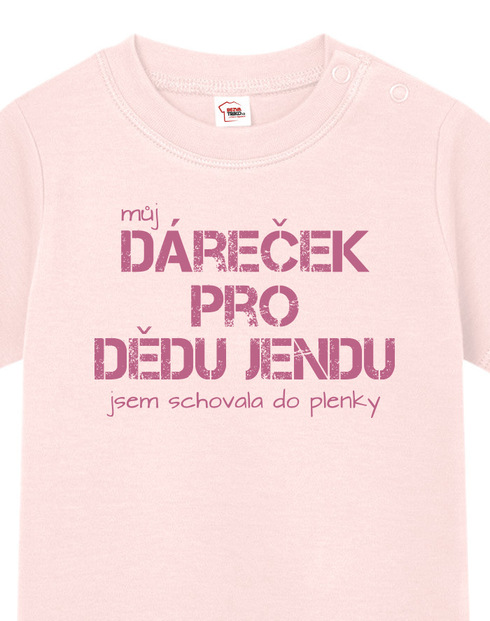 Dětské tričko pro miminka Dáreček pro .... s volitelným jménem
