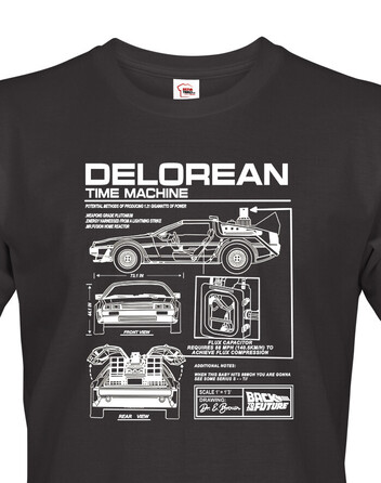 Pánské tričko DeLorean