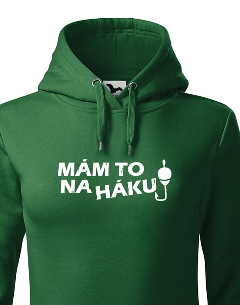Dámská mikina nejen pro rybářky - Mám to na háku