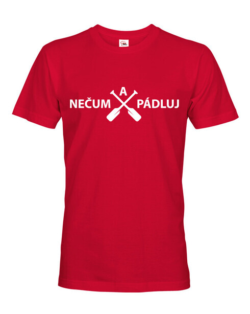 Pánské tričko Nečum a pádluj!