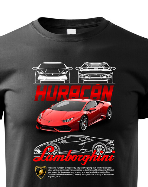 Dětské tričko Lamborghini Huracan 2