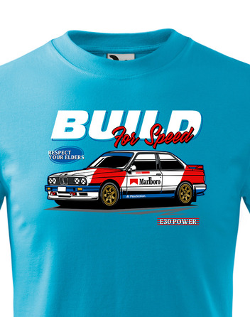 Dětské tričko Build for speed