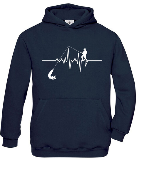 Dětská mikina pro rybáře Tep / Ekg rybáře