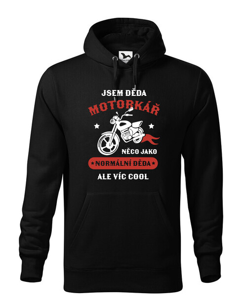 Pánská mikina Děda motorkář