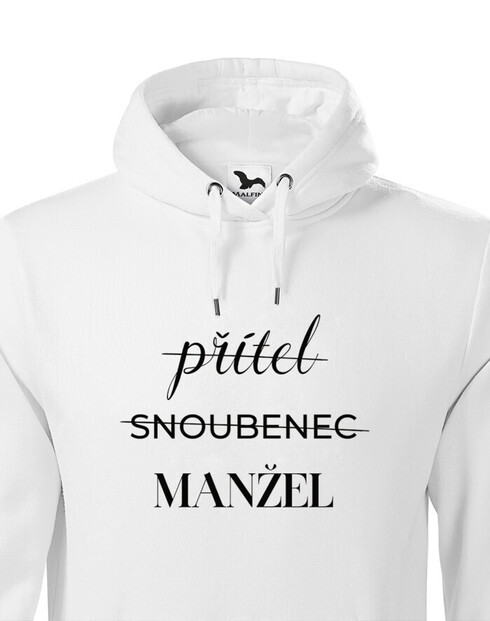Pánská mikina Přítel - Snoubenec - Manžel