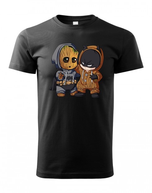 Dětské tričko Batman a Groot