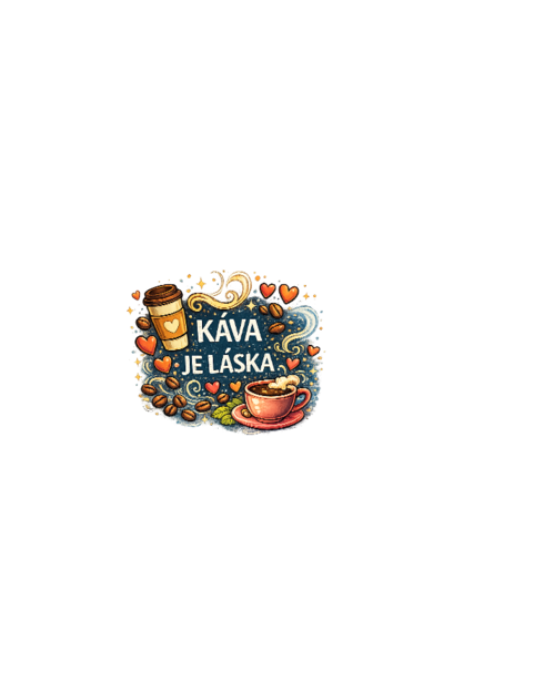 Hrnek latte 300 ml - Káva je láska 2