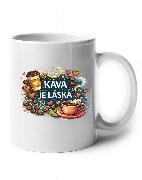 Keramický hrnek - Káva je láska 2