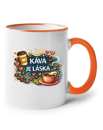 Keramický hrnek - Káva je láska 2
