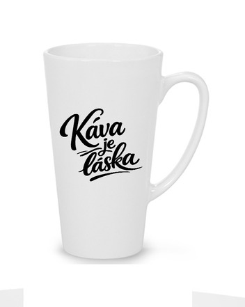 Hrnek latte 500 ml - Káva je láska 3