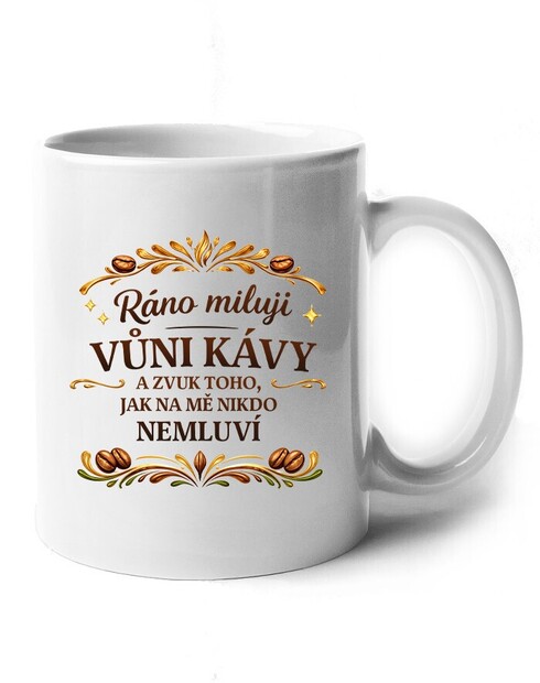 Keramický hrnek - Miluji vůni kávy