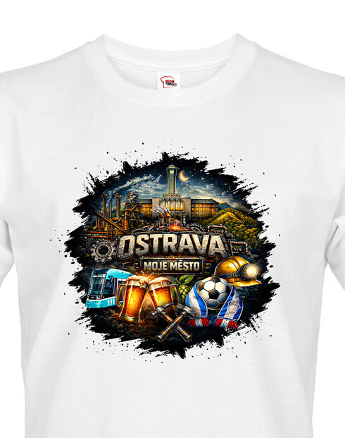 Pánské tričko Ostrava - Moje Město