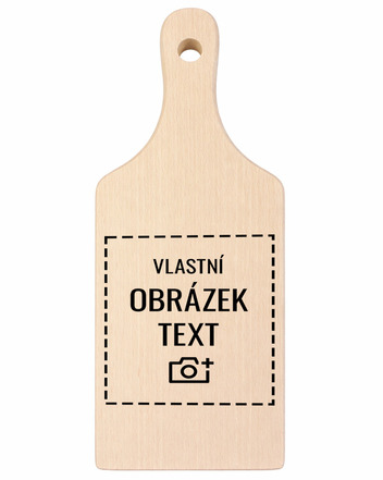 Dřevěné prkénko na krájení 16,5x40 cm s vlastním gravírováním