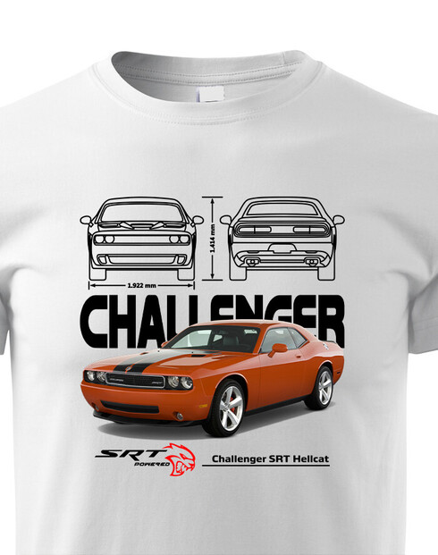 Dětské tričko Dodge Challenger SRT Hellcat