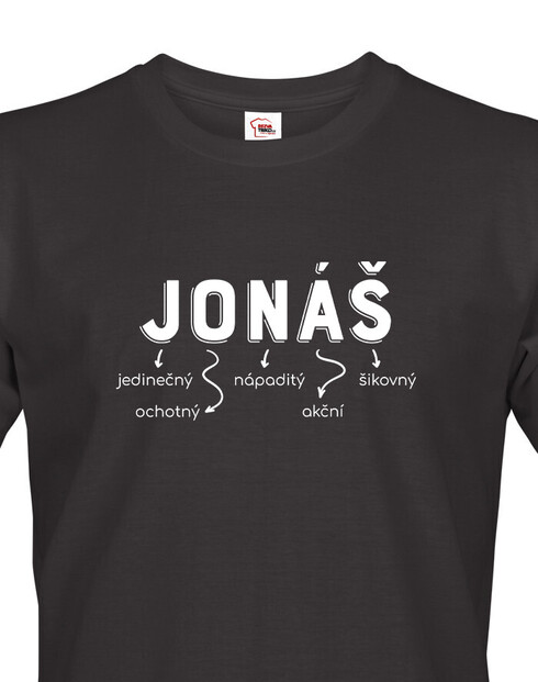 Pánské tričko Jonáš – k svátku