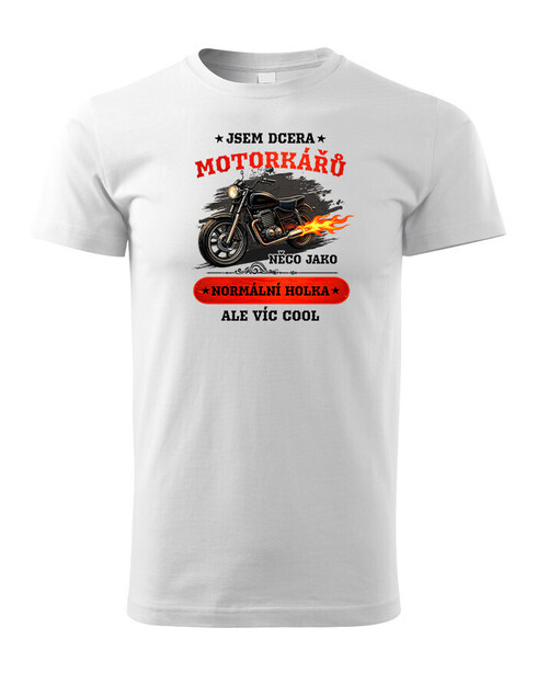 Dětské tričko Jsem dcera motorkářů