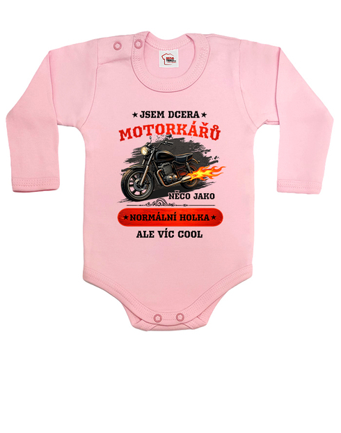Dětské body Jsem dcera motorkářů