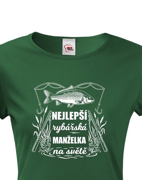 Triko Nejlepší rybářská manželka na světě